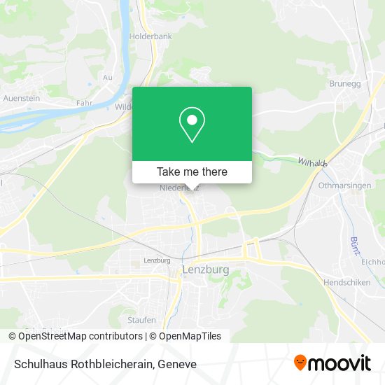Schulhaus Rothbleicherain map