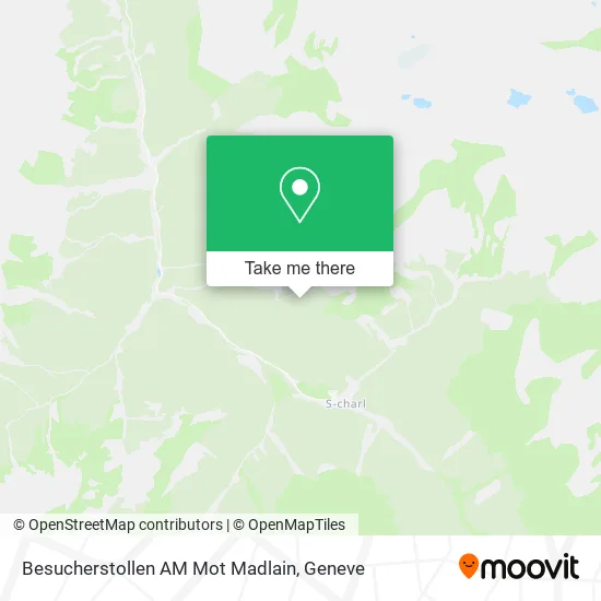Besucherstollen AM Mot Madlain map