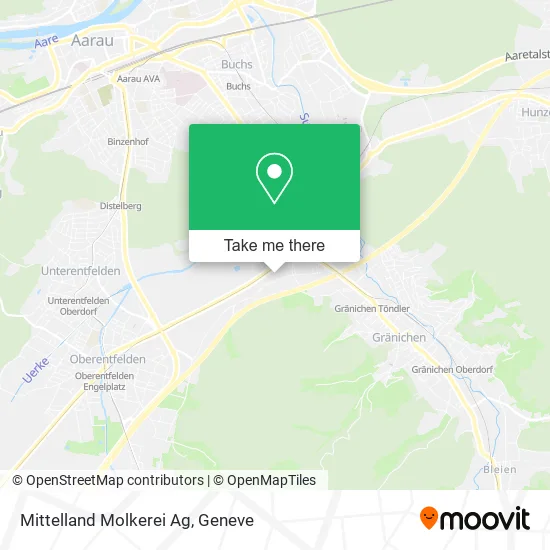 Mittelland Molkerei Ag map