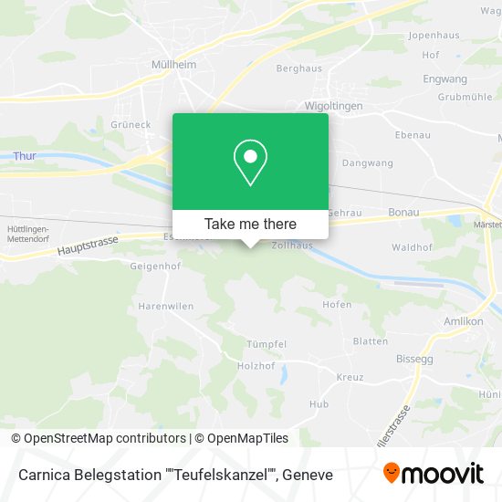 Carnica Belegstation ""Teufelskanzel"" map