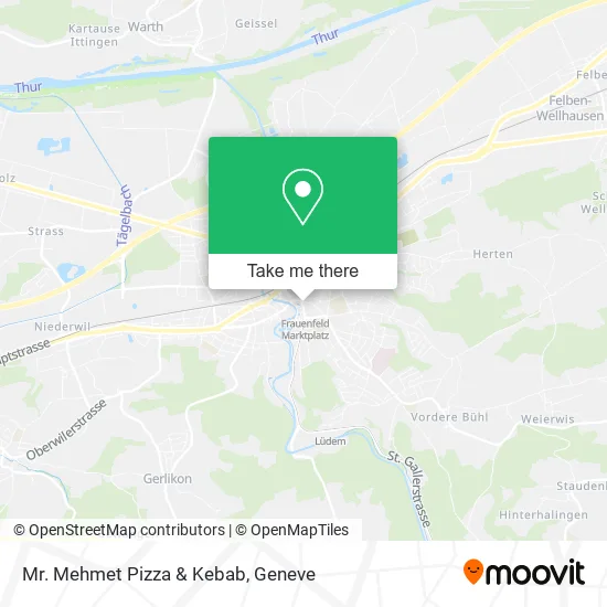 Mr. Mehmet Pizza & Kebab map