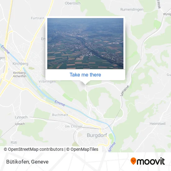 Bütikofen map