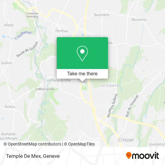 Temple De Mex map