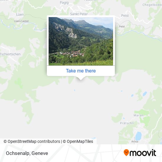 Ochsenalp map