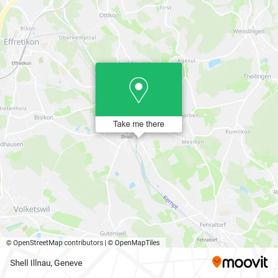 Shell Illnau map