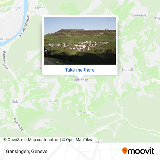 Gansingen map