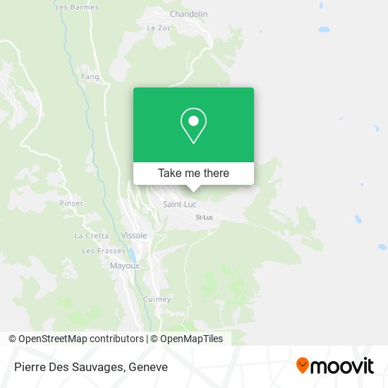 Pierre Des Sauvages map