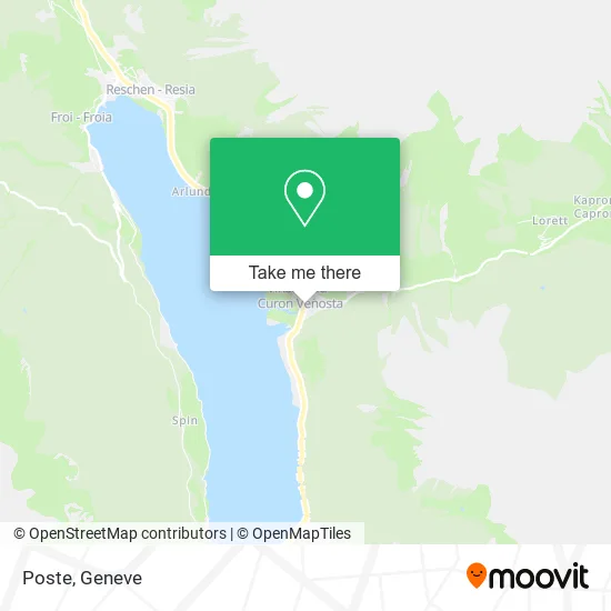 Poste map