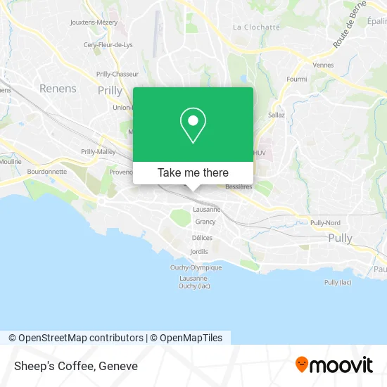 Sheep's Coffee map