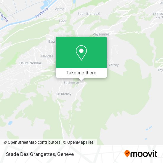 Stade Des Grangettes map