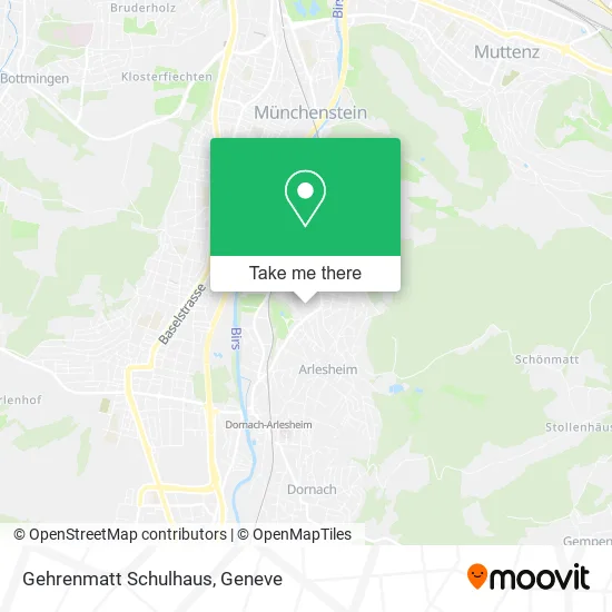 Gehrenmatt Schulhaus map