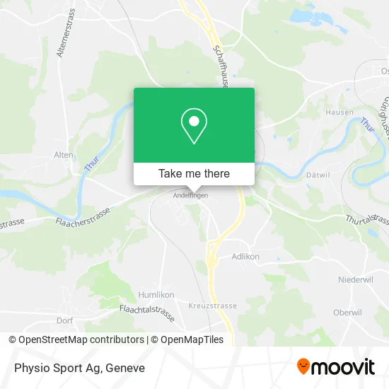 Physio Sport Ag map