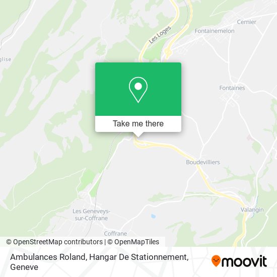 Ambulances Roland, Hangar De Stationnement map