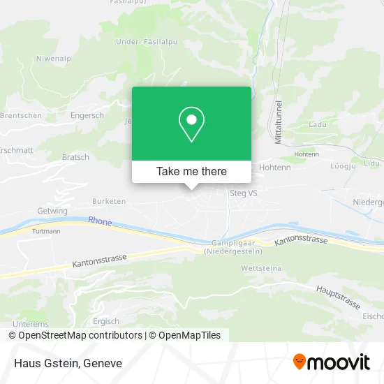 Haus Gstein map