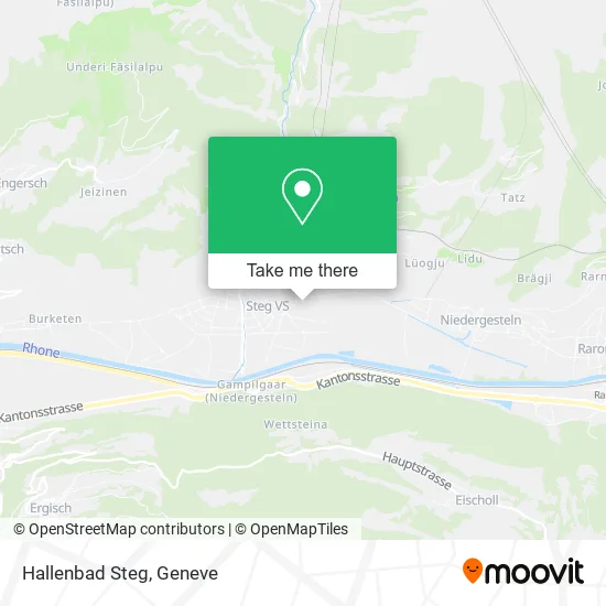 Hallenbad Steg map