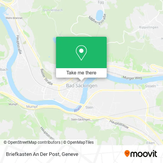 Briefkasten An Der Post map
