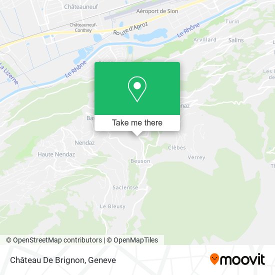 Château De Brignon map