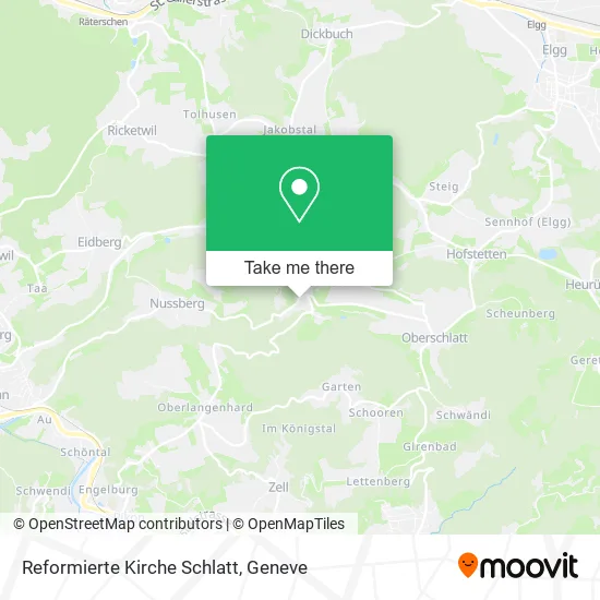 Reformierte Kirche Schlatt map