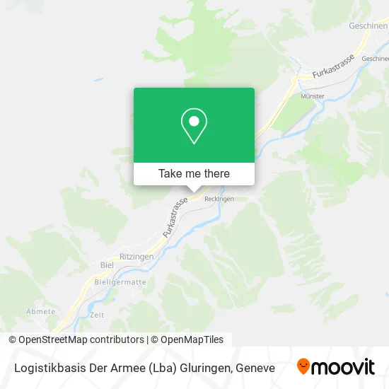 Logistikbasis Der Armee (Lba) Gluringen map