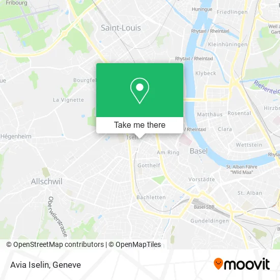 Avia Iselin map