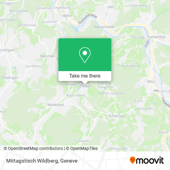Mittagstisch Wildberg map