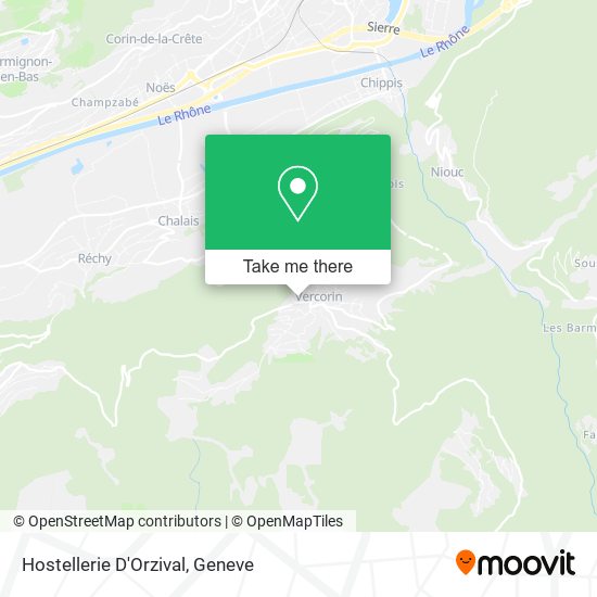 Hostellerie D'Orzival map