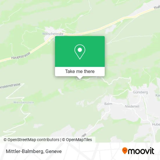 Mittler-Balmberg map