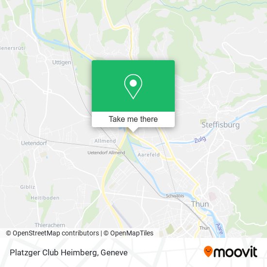 Platzger Club Heimberg map
