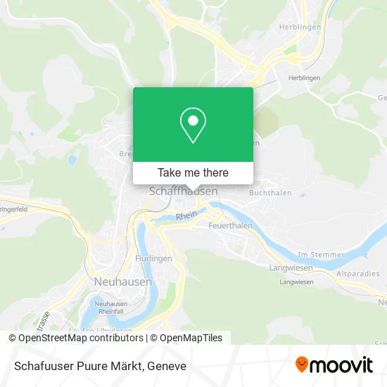 Schafuuser Puure Märkt map