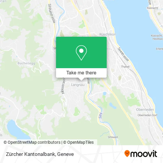 Zürcher Kantonalbank map