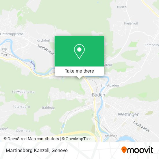 Martinsberg Känzeli map