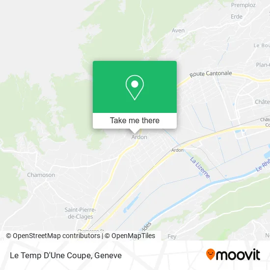 Le Temp D'Une Coupe map