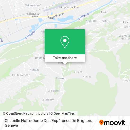 Chapelle Notre-Dame De L’Espérance De Brignon map