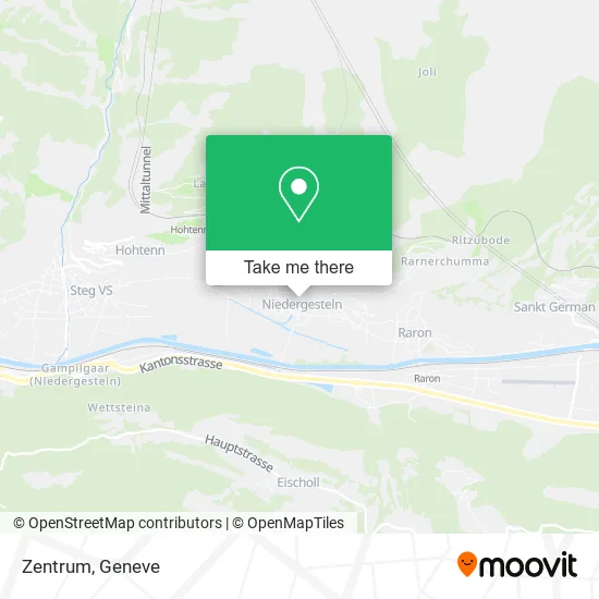 Zentrum map