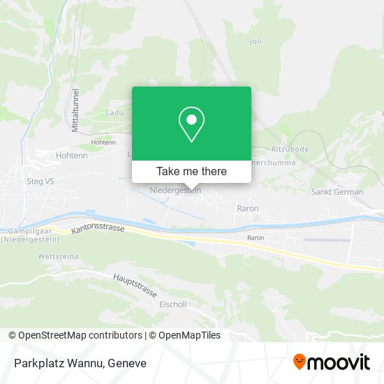 Parkplatz Wannu map