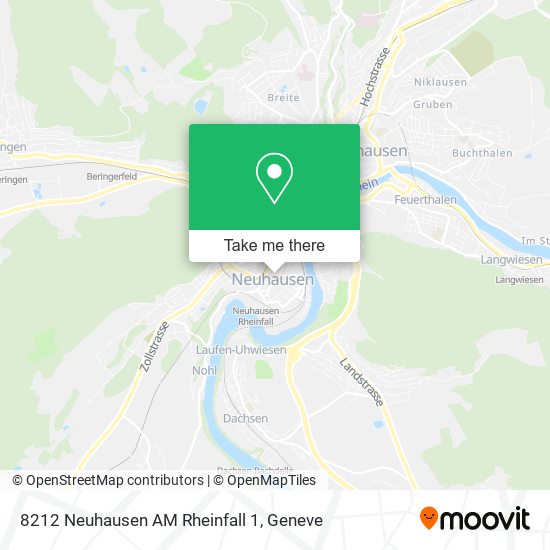 8212 Neuhausen AM Rheinfall 1 map