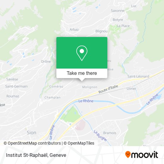 Institut St-Raphaël map