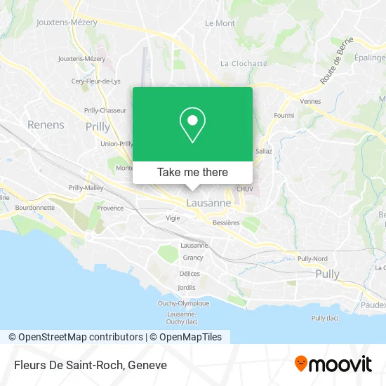 Fleurs De Saint-Roch map