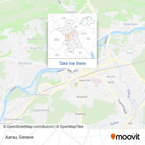 Aarau map