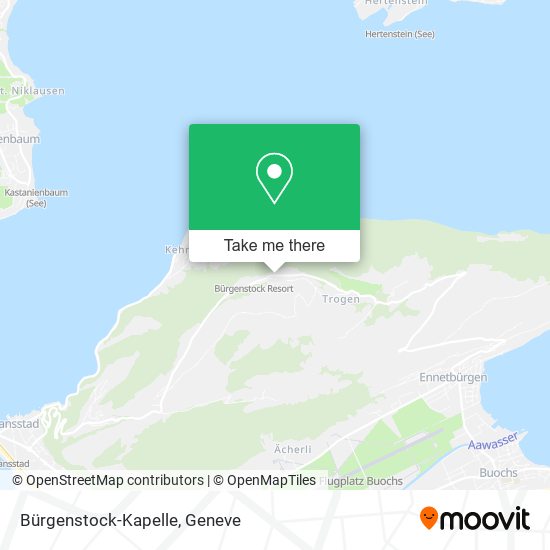 Bürgenstock-Kapelle map