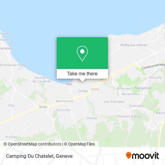 Camping Du Chatelet map