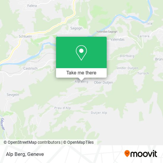 Alp Berg map