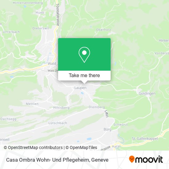 Casa Ombra Wohn- Und Pflegeheim map