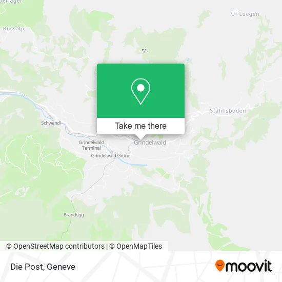 Die Post map