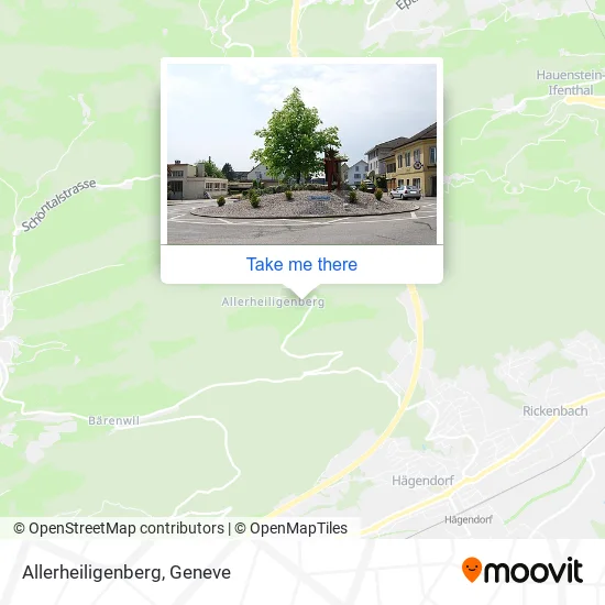 Allerheiligenberg map