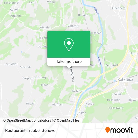 Restaurant Traube map
