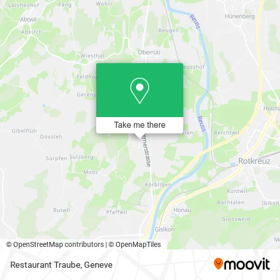 Restaurant Traube map