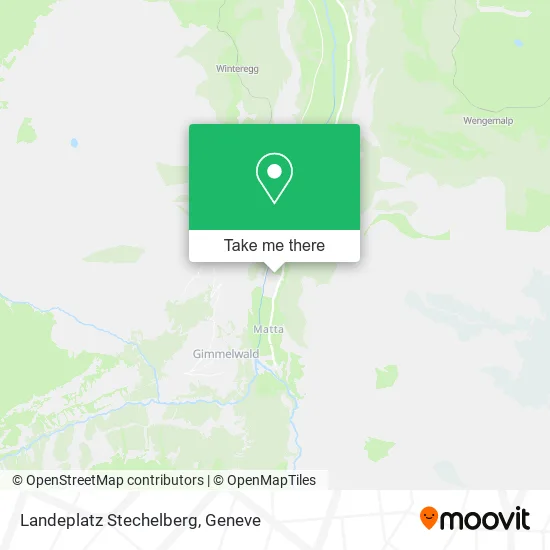 Landeplatz Stechelberg map