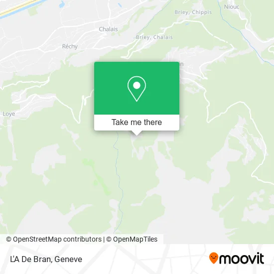 L'A De Bran map