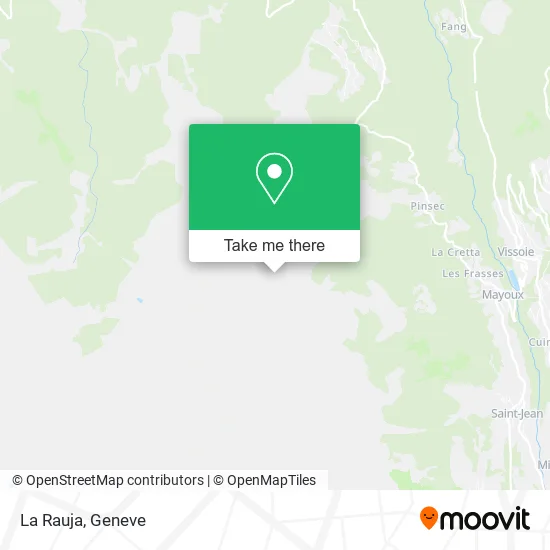 La Rauja map